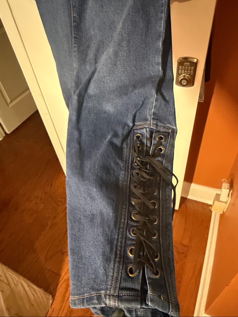 Denim Jacket and Jeans Set - Blue Women's Jeans - Picture 3 of 4